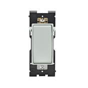 RE151-SE Renu Dimmer Rocker Switch, 0.5 hp at 120 V AC, 2 hp at 240 to 277 V AC, 15 A at 120/277 VAC Contact, 1 Poles