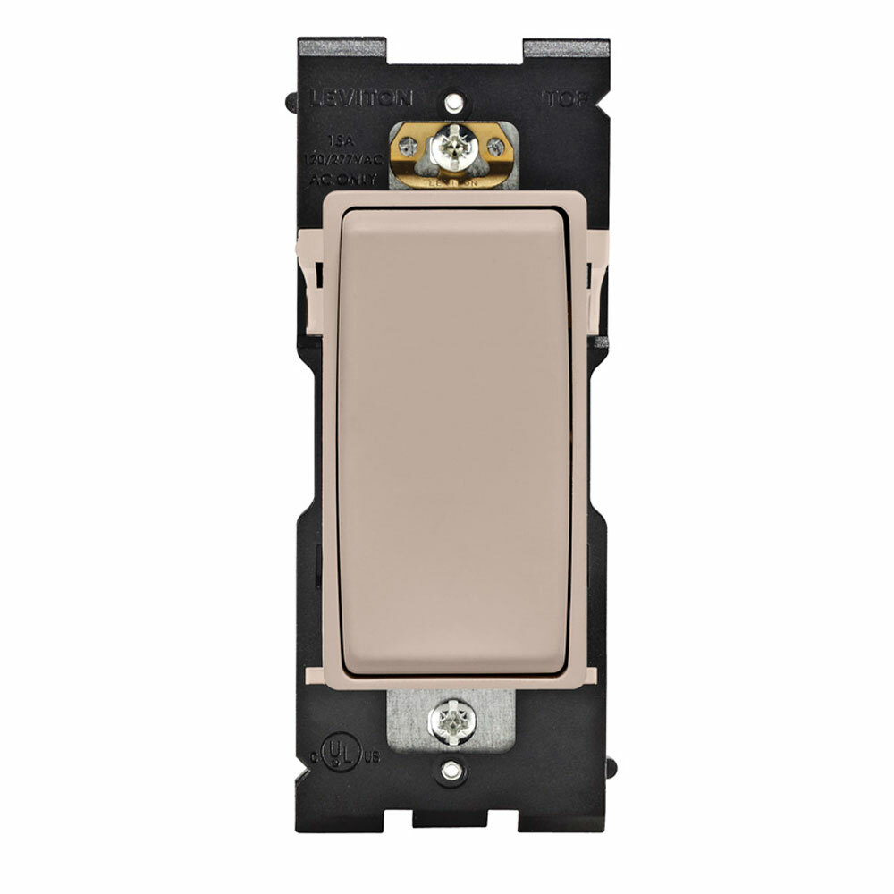 Renu Switch for 3-Way Applications 15A-120/277VAC in Caf Latte