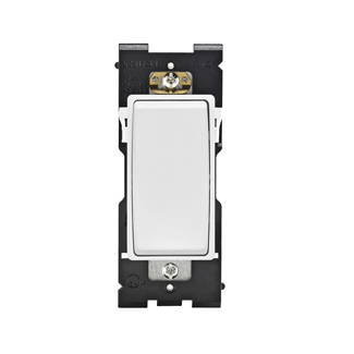 RE154-WW Renu 4-Way Self-Grounding Decorative Switch, 120/277 V AC, 15 A, 1/2 hp, 2 hp Power Rating