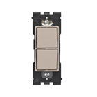 Renu Single Pole Combination Switch 15A-120/277VAC in Caf Latte