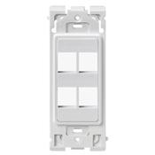  4-Port Renu Insert, White on White