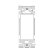  Renu  Adapter Ring Allows any Decora Device to Fit Into a Renu Wallplate in White on White