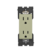 Leviton Renu Tamper-Resistant Outlet 15A-125VAC in Prairie Sage