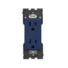 Leviton Renu Tamper-Resistant Outlet 15A-125VAC in Rich Navy