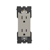 Leviton Renu Tamper-Resistant Outlet 15A-125VAC in Wood Smoke