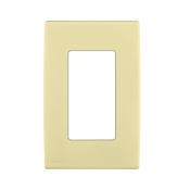  Renu One-Gang Screwless Snap-On Wallplate Corn Silk