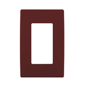  Renu One-Gang Screwless Snap-On Wallplate Deep Garnet
