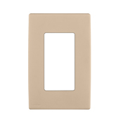 Renu OneGang Screwless SnapOn Wallplate Dapper Tan Crescent Electric Supply Company