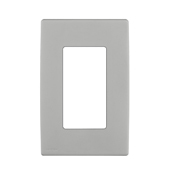  Renu One-Gang Screwless Snap-On Wallplate Pebble Grey