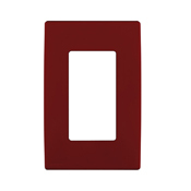  Renu One-Gang Screwless Snap-On Wallplate Red Delicious