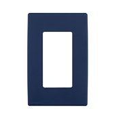  Renu One-Gang Screwless Snap-On Wallplate Rich Navy