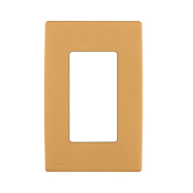  Renu One-Gang Screwless Snap-On Wallplate Toasted Coconut