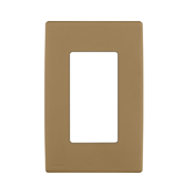  Renu One-Gang Screwless Snap-On Wallplate Warm Caramel