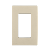  Renu One-Gang Screwless Snap-On Wallplate Whispering Wheat