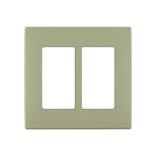  Renu Two-Gang Screwless Snap-On Wallplate Prairie Sage