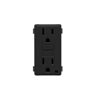 Renu 15A Tamper Resistant GFCI Color Change Kit Onyx Black