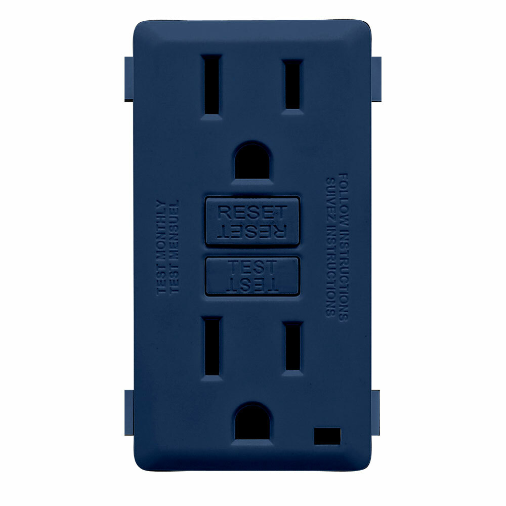  Renu 15A Tamper Resistant GFCI Color Change Kit Rich Navy