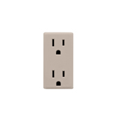 Leviton Renu 15A Tamper Resistant Receptacle Color Change Kit Caf? Latte