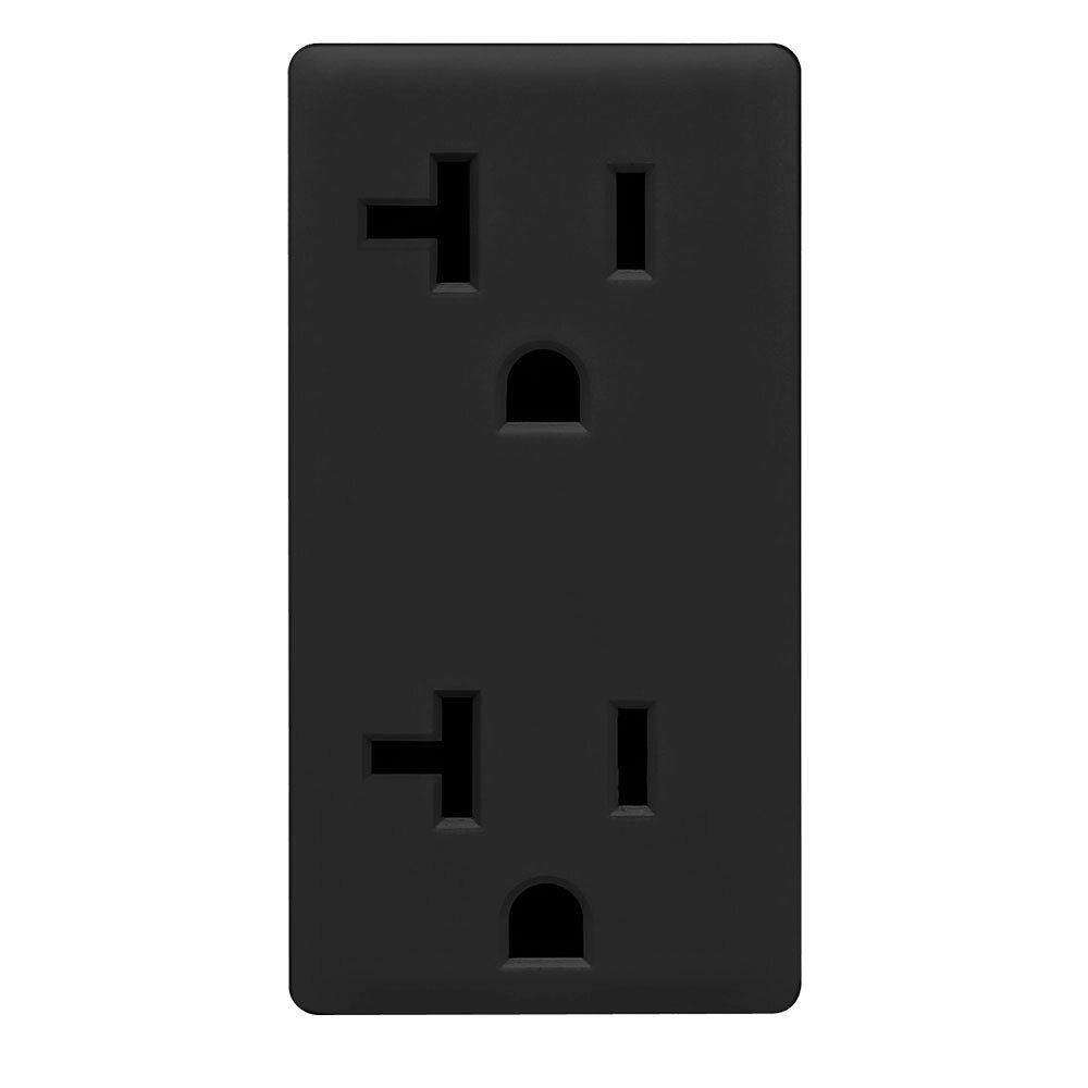  Renu 20A Tamper Resistant Receptacle Color Change Kit Onyx Black