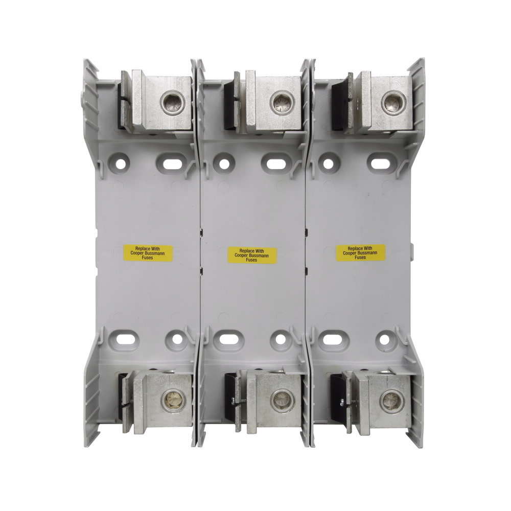 Eaton Bussmann Series RM modular fuse block, Modular fuse block, CR, 225-400 A, Three-pole, Class R, Knife blade end x knife blade end, 600 V