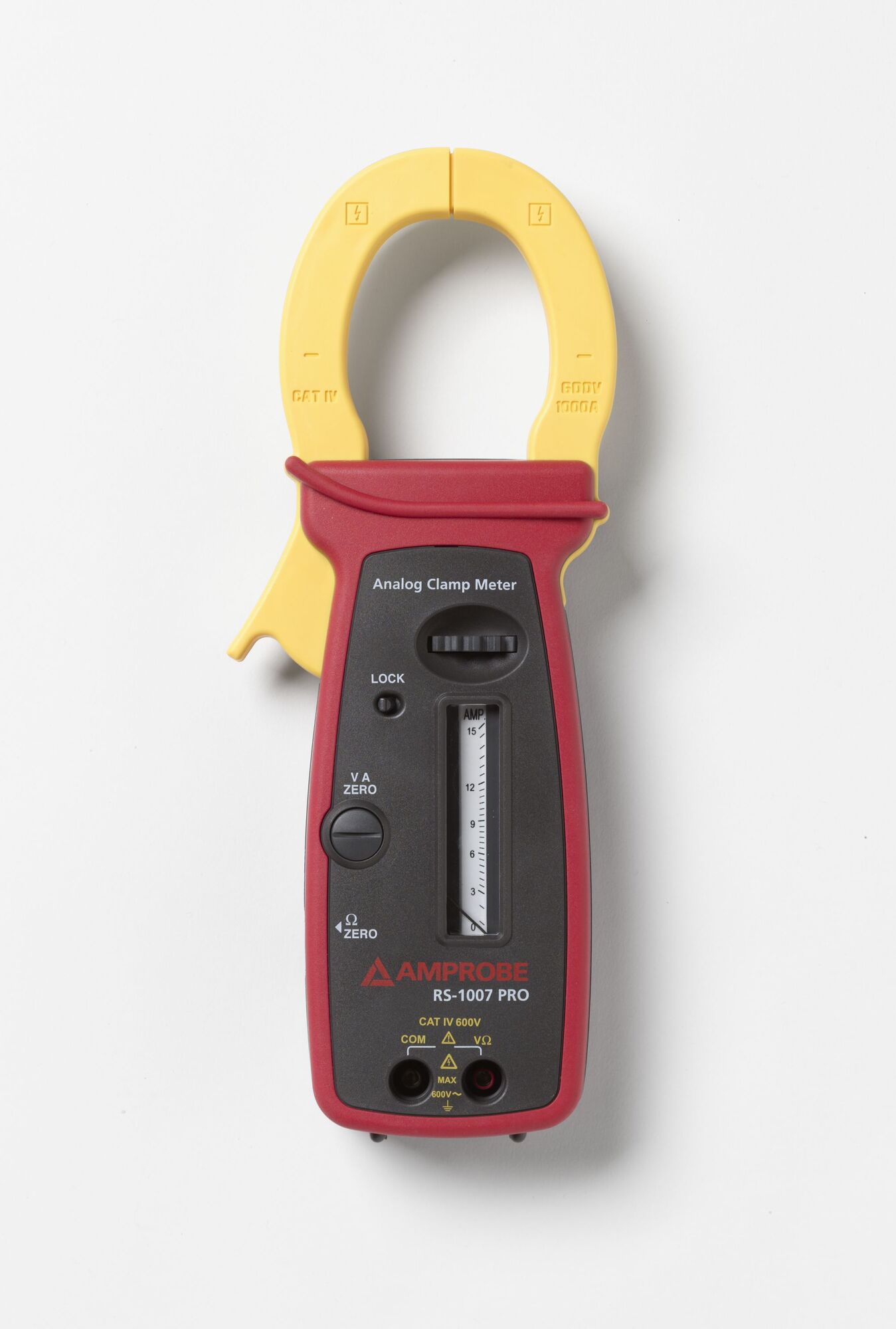 Take this clamp meter to extremes. Most digital clamp meters have LCD screens that tend to freeze below 32 degrees (0 degrees Celcius) but the Amprobe RS-1007 PRO, an analog clamp meter can take extreme heat or cold and keep on measuring amps and volts-without problems or batteries.