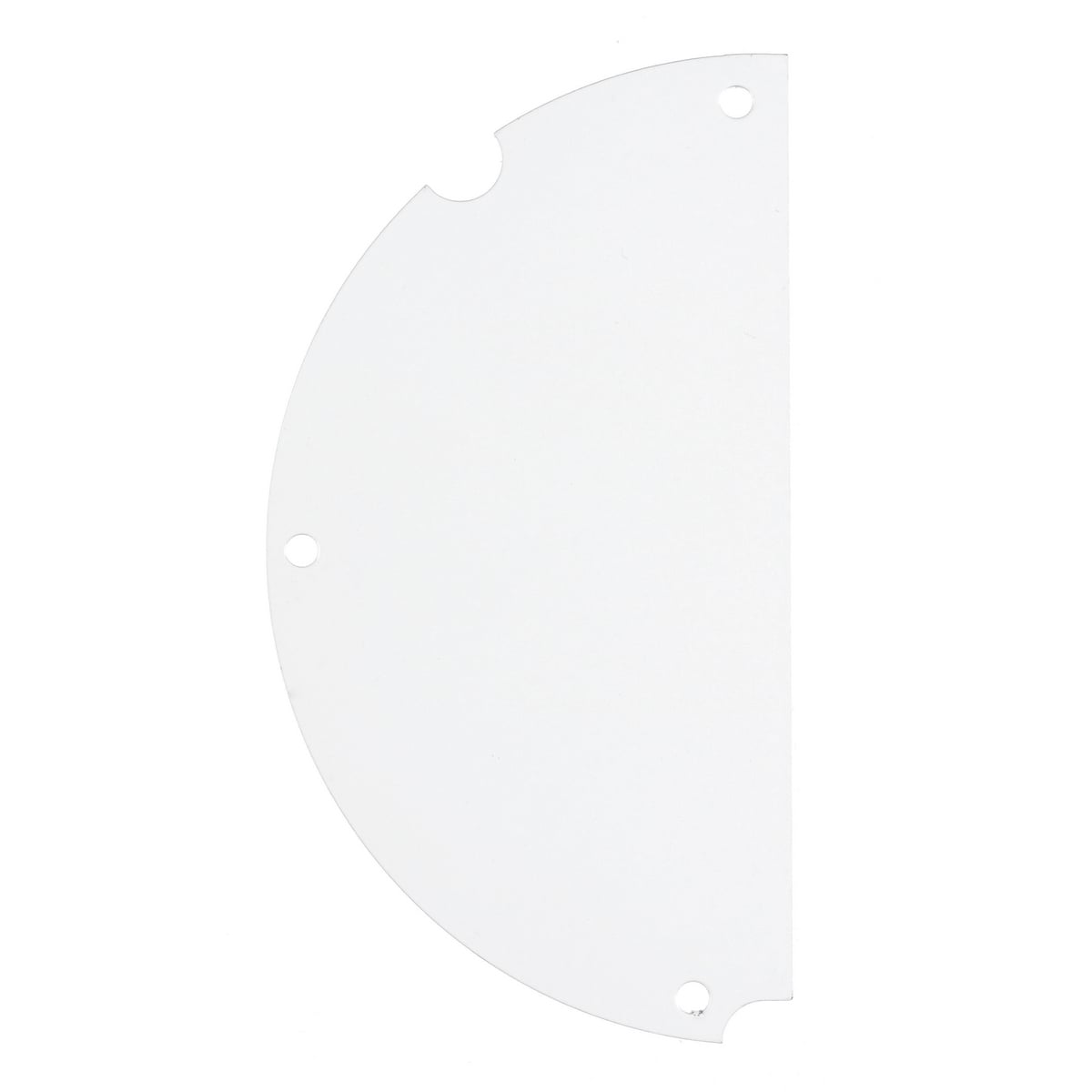 Fire Rated Poke Throughs, Recessed 6" Series, Sub Plate, 50% Left Side, Blank