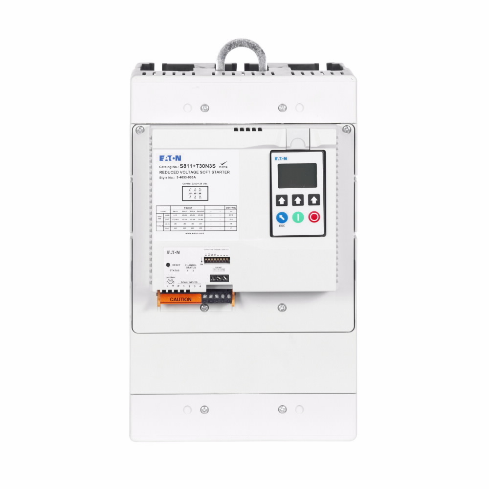 Eaton S811+ soft starter, Soft Starter 200MM 304 A Pump control with OPT Inside delta