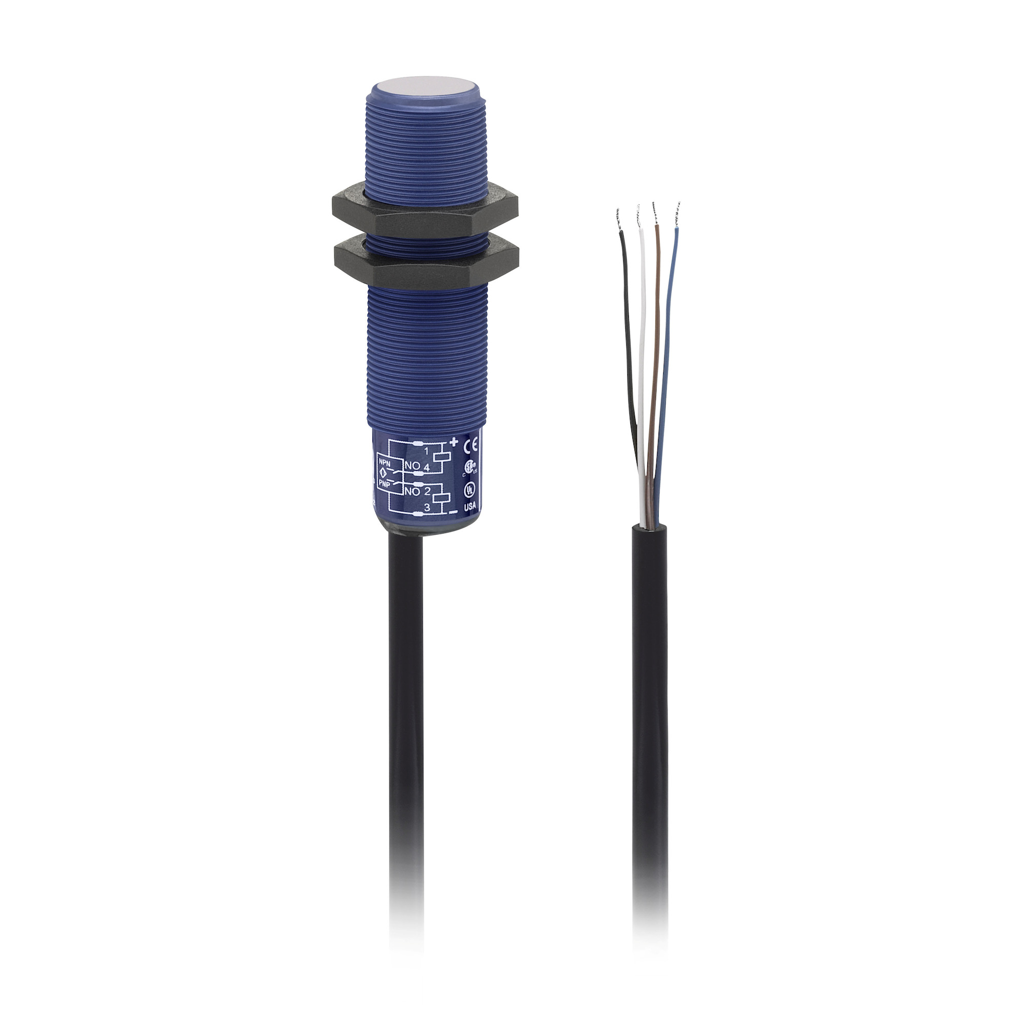 SUPERPROX ULTRASONIC PROXIMITY SENSOR,0...60 C,10...28 V DC,12...24 V DC (overload and short-circuit protection),18 mm,64.77 mm,ULTEM,cylindrical M18,18 mm,64.77 mm,ultrasonic sensor,IP67,Superprox 600,discrete proximity,UL,cable 3 m,plastic,ultrasonic sensor