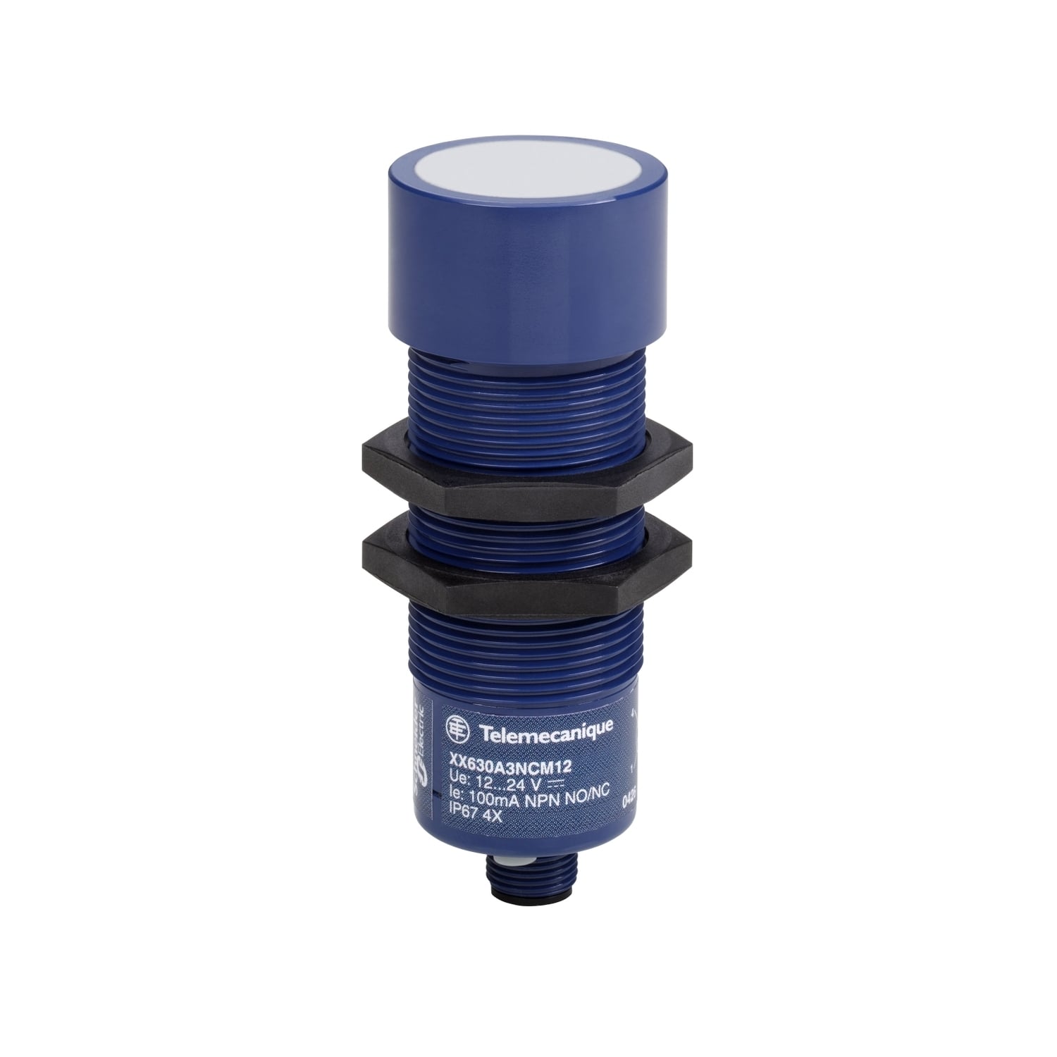 Hyde Park, ultrasonic sensor cylindrical M30, dual level Sn1m, NO, 12...24 VDC, M12