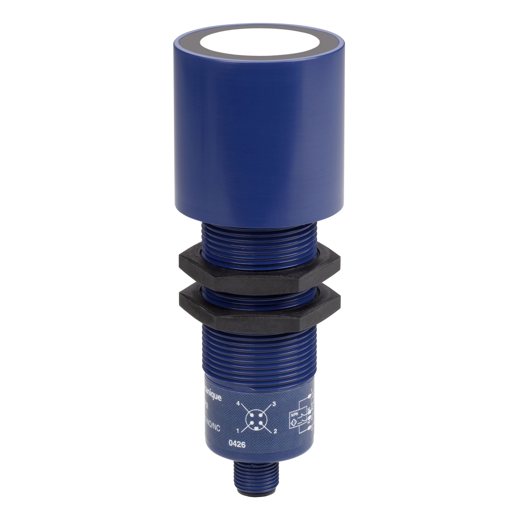Schneider Electric,SUPERPROX ULTRASONIC ANALOG SENSOR,-20...60 C,1 male connector M12 4 pins,117.3 mm,30 mm,ULTEM,cylindrical M30,117.3 mm,30 mm,ultrasonic sensor,13...28 V DC,15...24 V DC (overload and short-circuit protection),IP67,Superprox 900,analog output,UL,plastic,ultrasonic sensor