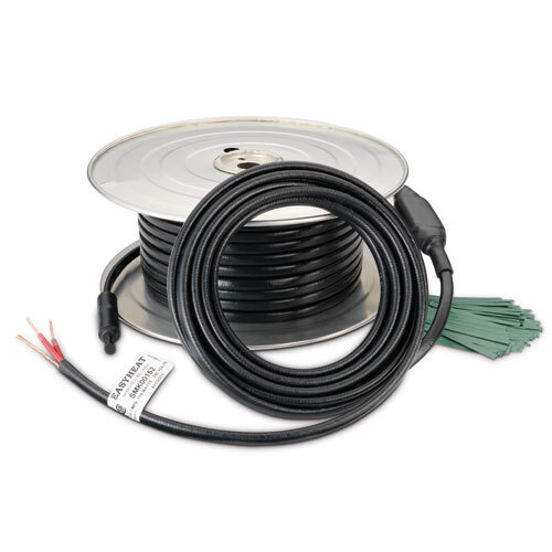 Snow Melter Cable Kit, Cable Length 40 FT, Total Watts 450, Amps 1.9, 14AWG Cold Lead