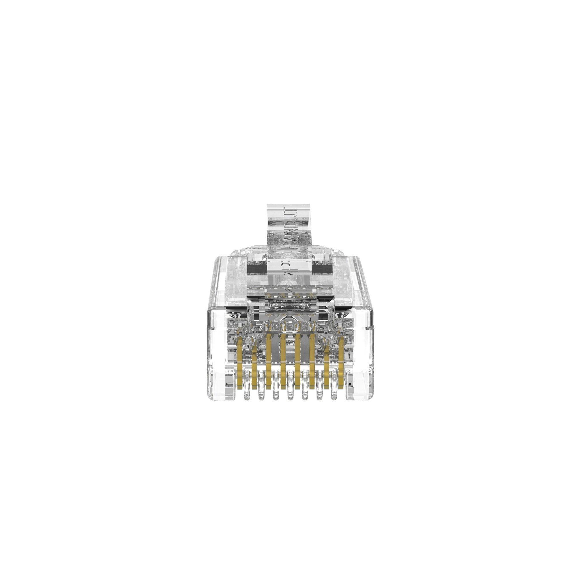 SP628-C Pan-Plug TX6 SP Series 8-Position 8-Wire Unshielded Plus Modular Plug, Polycarbonate, 100 Ohm Impedance