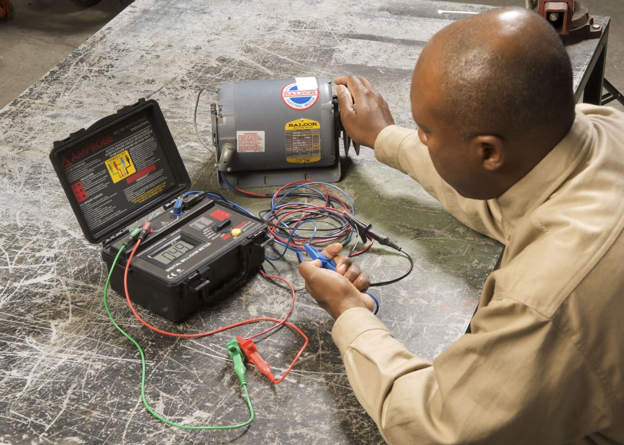 Easily check and confirm proper wiring of electrical receptacles with this Receptacle Tester. Quickly confirm that GFCI breakers are properly wired for protection.