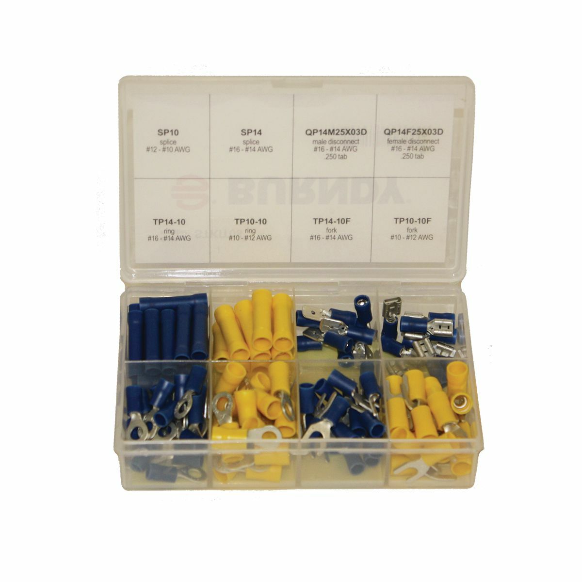Terminal Kit, Vinyl Insulated, Tin Plated, 8 Slot Term Kit.