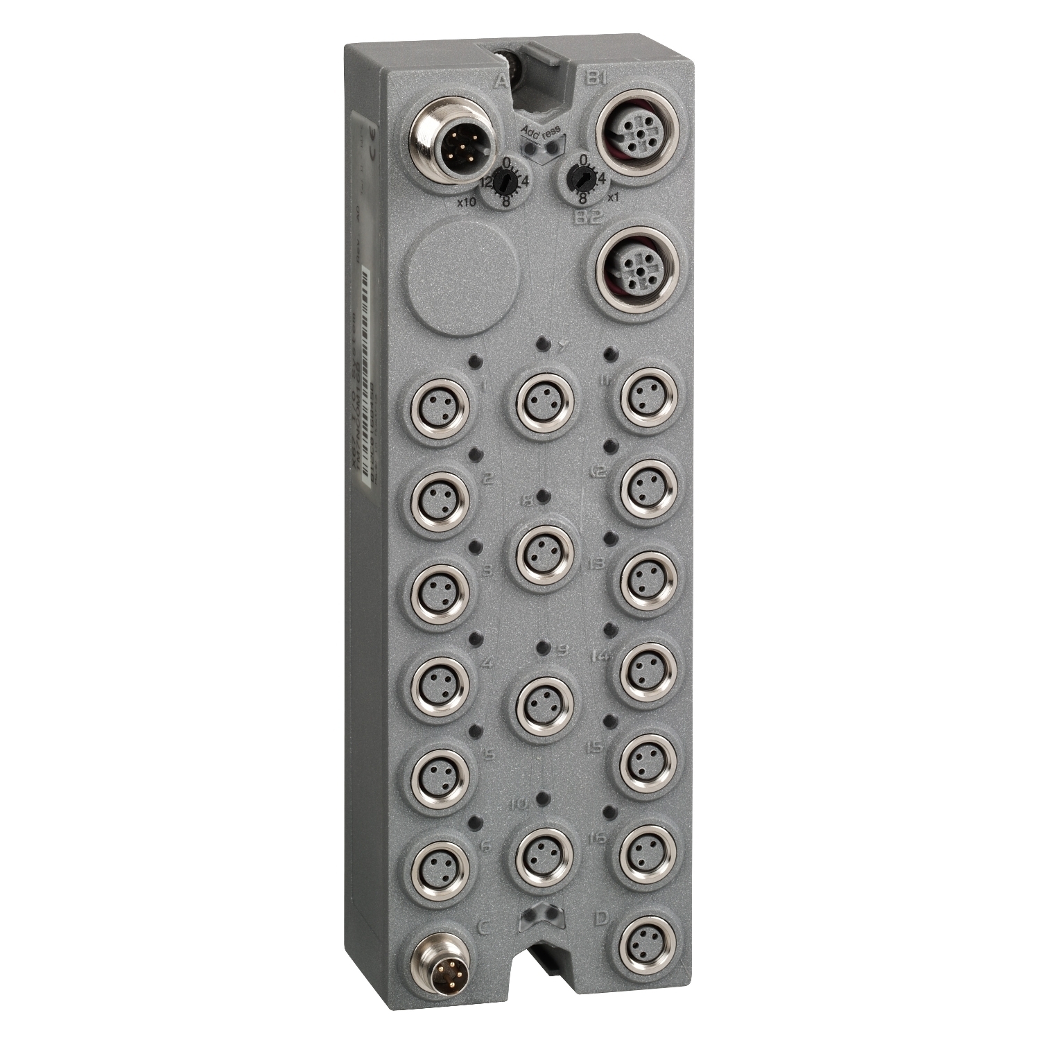 CANopen interface I/O block, Modicon TM7, IP67, 16 M8