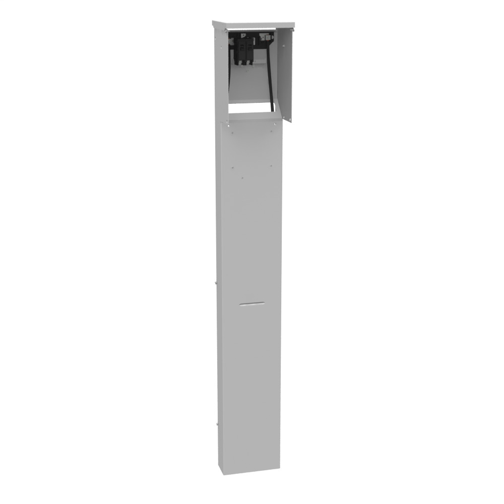 U5950-O-41 Unmeter Plain Top, TT30 520GR, Single Pedestal Direct Bury
