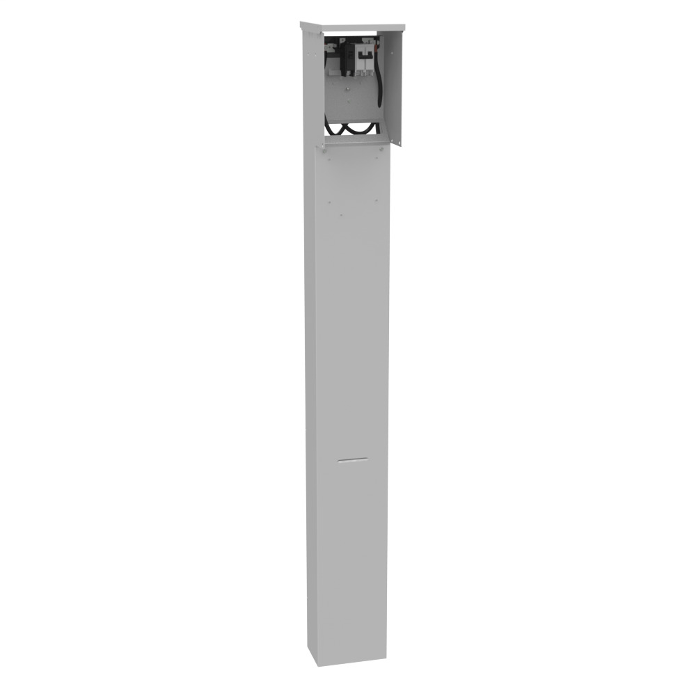 U5952-O-55 4 Term, Ringed, Plain Top, 1450 520GR, Single Pedestal Direct Bury, Voyager
