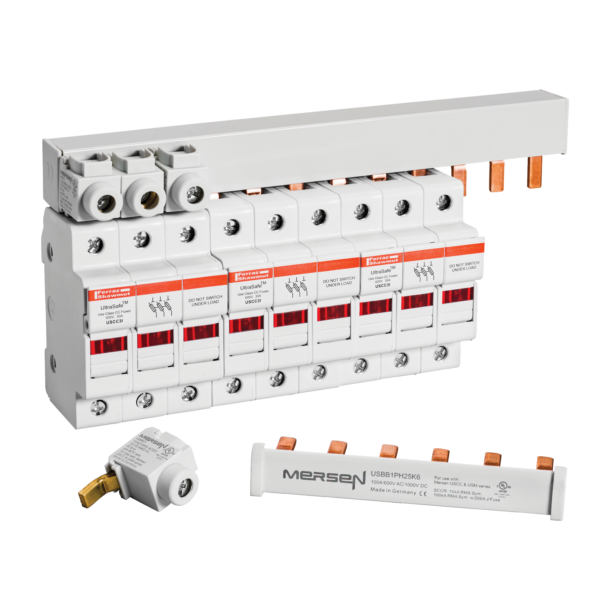 9P 3PH 600V BUSBAR 25MM