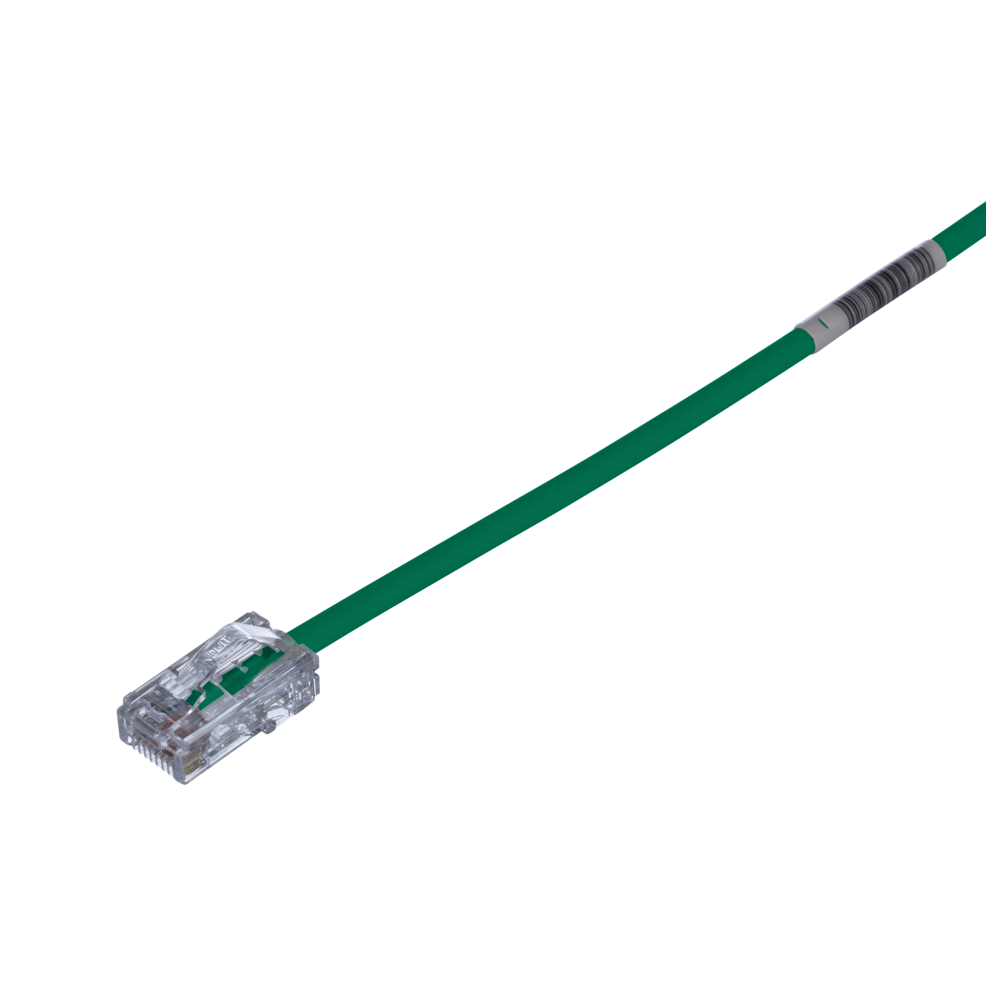 Cat 5e 28 AWG UTP Copper Patch Cord, 20 ft, Green