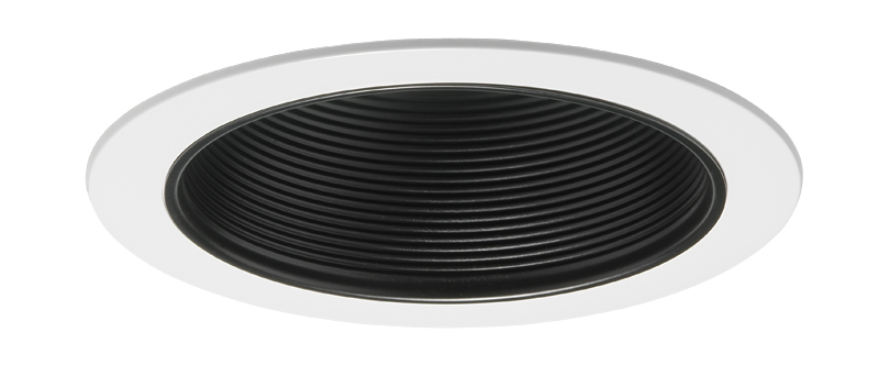 6" Straight White baffle