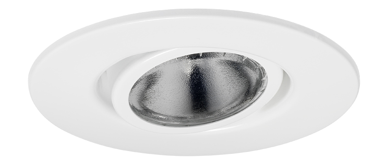 4IN Line Voltage Gimbal Ring Trims, Whit