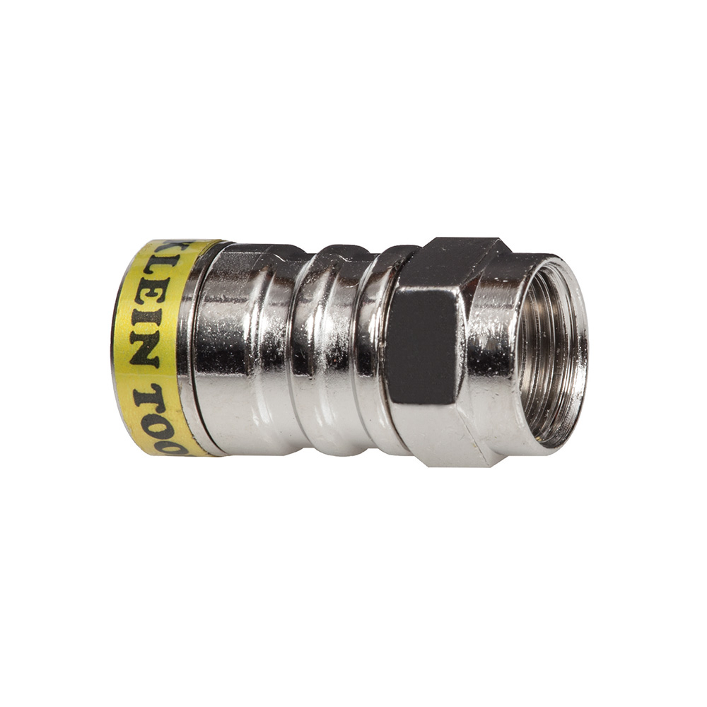 Push-On F Connectors RG6/6Q 10-Pack