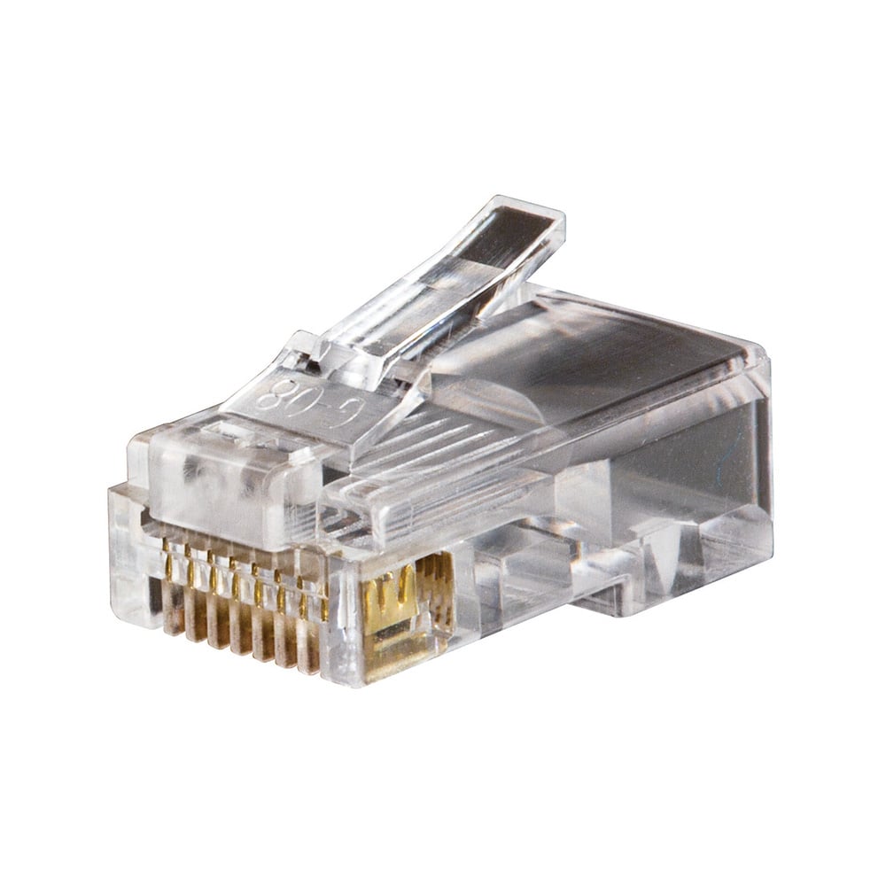 Modular Data Plugs RJ45, CAT5e, 100-Pack