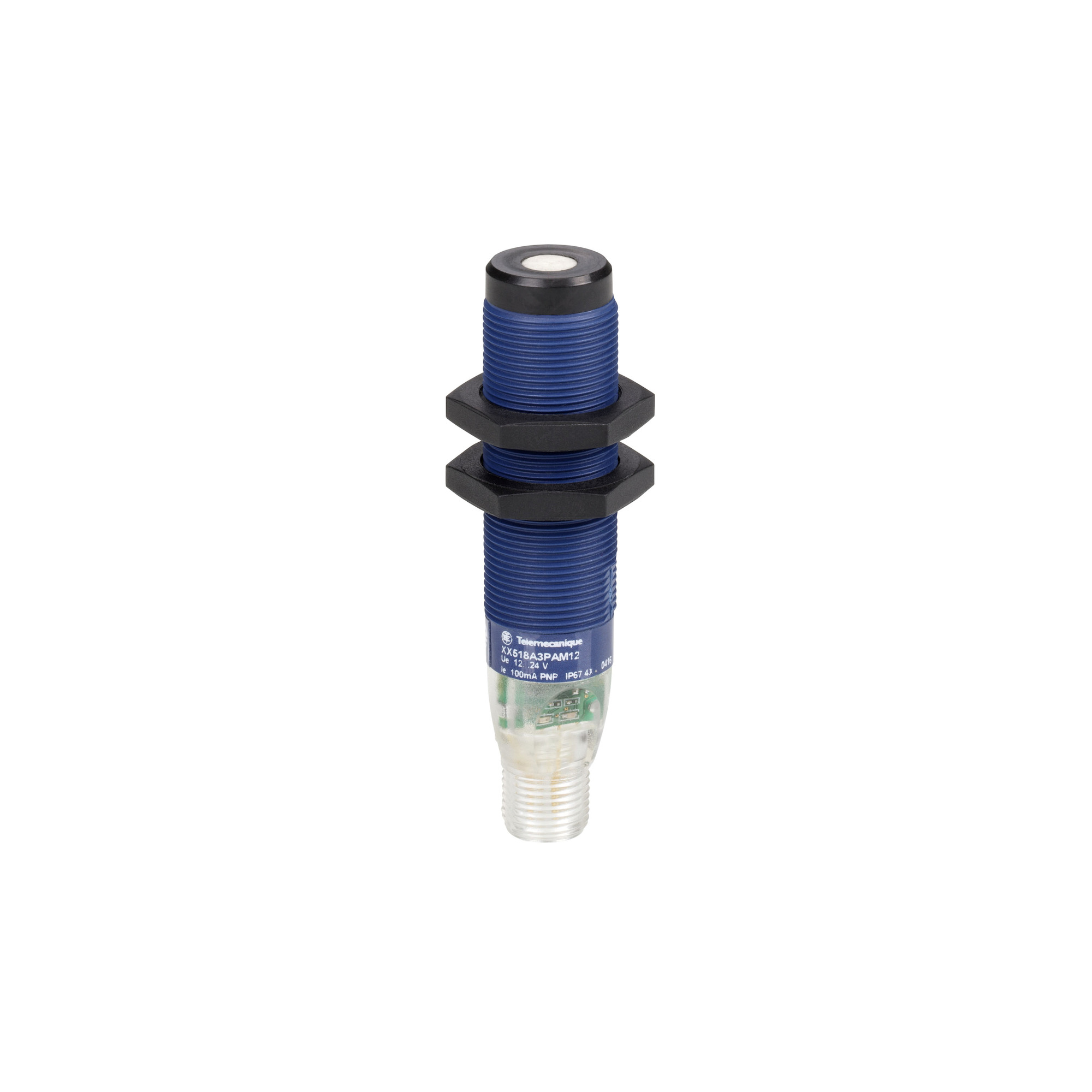 ultrasonic sensor cylindrical M18 - dual-level Sn508mm - NO - 12..24VDC - M12