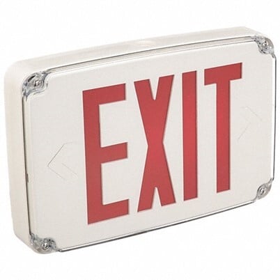 White, Single face, Red, Emergency, SKU - 215RET