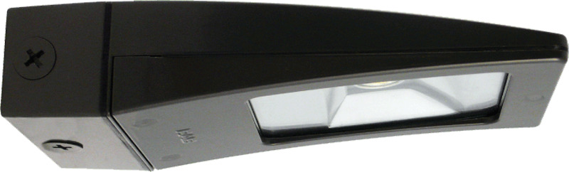 Lpack LED Wallpack 13W, 5000k, Junction Box 120V Swivel Photocell, Bronze