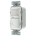 Lighting Controls, Occupancy/Vacancy Sensors, Wall Switch, Passive Infrared Technology, 120/277V AC, White
