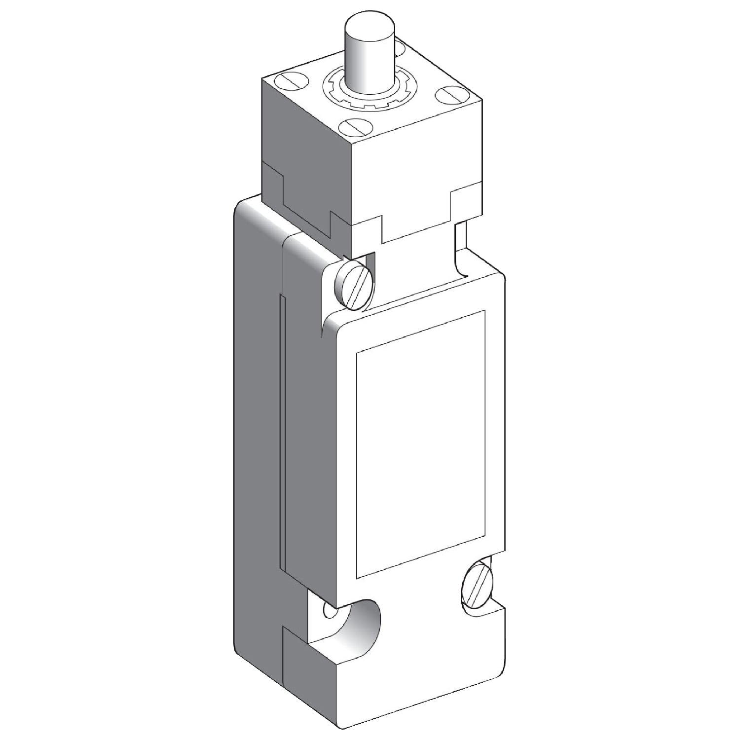 Limit switch,  XC Standard, XCKJ, metal end plunger, 1C/O, snap action, 1/2NPT