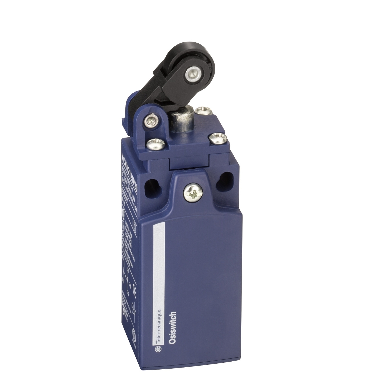 Limit switch, Limit switches XC Standard, XCKN, thermoplastic plastic roller lever plung. Hor, 1NC+1 NO, snap, M20