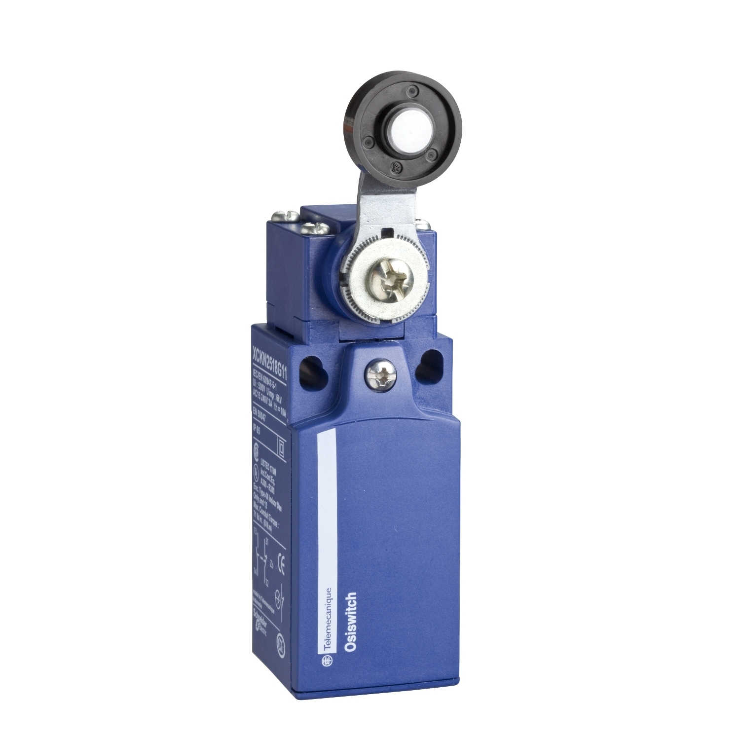 Limit switch, Limit switches XC Standard, XCKN, thermoplastic roller lever, 1NC+1 NO, slow, Pg11
